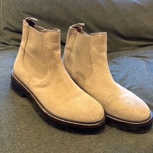 Caslon water resistant suede boots